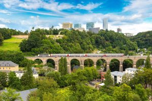 tåg i Luxemburg